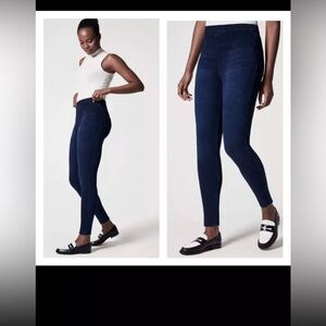SPANX Jean-ish Ankle Leggings Womens S Twilight Rinse 20018R